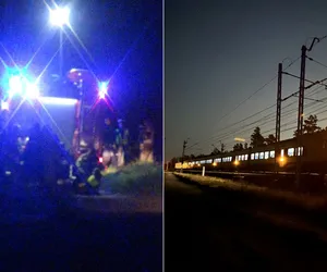 Siedział na torach, maszynista nie zdążył. Pociąg rozjechał mężczyznę