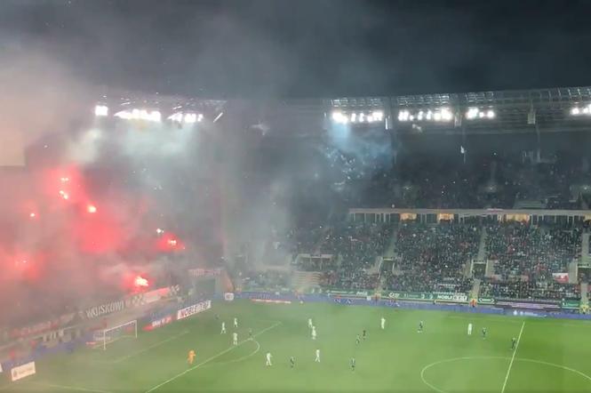Racowisko na meczu Śląsk - Legia