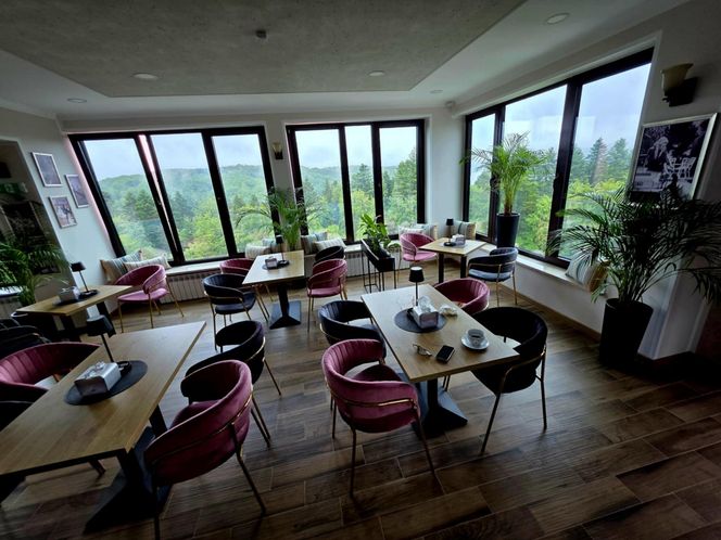 Kawiarnia Widokowa w Polańczyku Perła Bieszczadów.