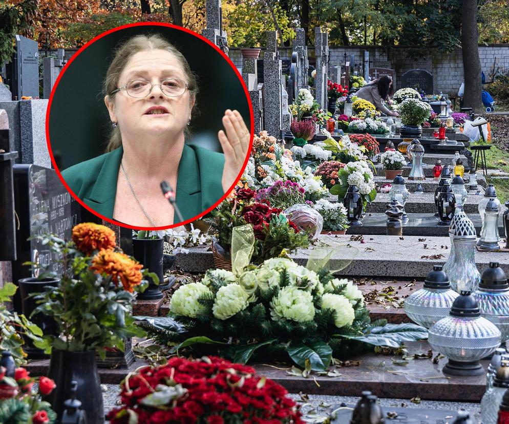 Krystyna Pawłowicz na cmentarzu