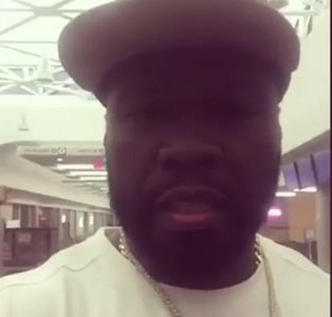 50 Cent na lotnisku