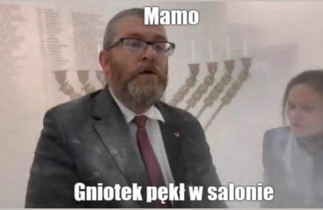 Najlepsze memy o Grzegorzu Braunie. Tak internet śmieje się z zachowania polityka