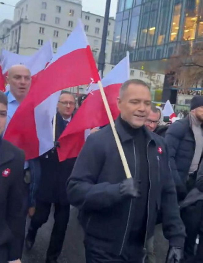 Karol Nawrocki na Marszu 2025