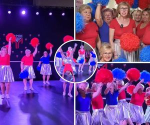 60-letnie cheerleaderki wywijają na scenie. Takiej energii może pozazdrościć im każdy!