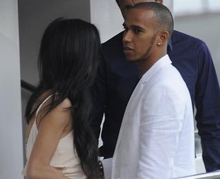 Nicole Scherzinger i Lewis Hamilton