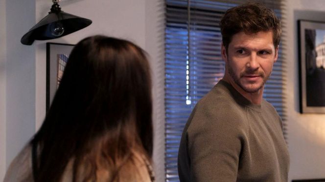 M jak miłość odc. 1865. Iza (Adriana Kalska), Marcin (Mikołaj Roznerski)