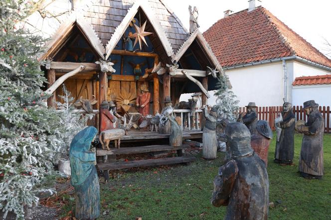Szopka w kościele w Lasku Bielańskim