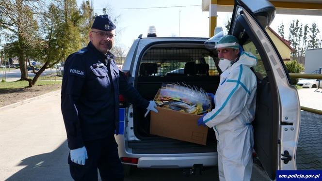 Policja w Ostródzie pomaga szpitalowi