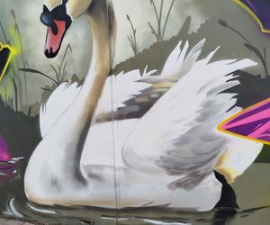Kolorowe grafiki w siedleckim tunelu pod torami