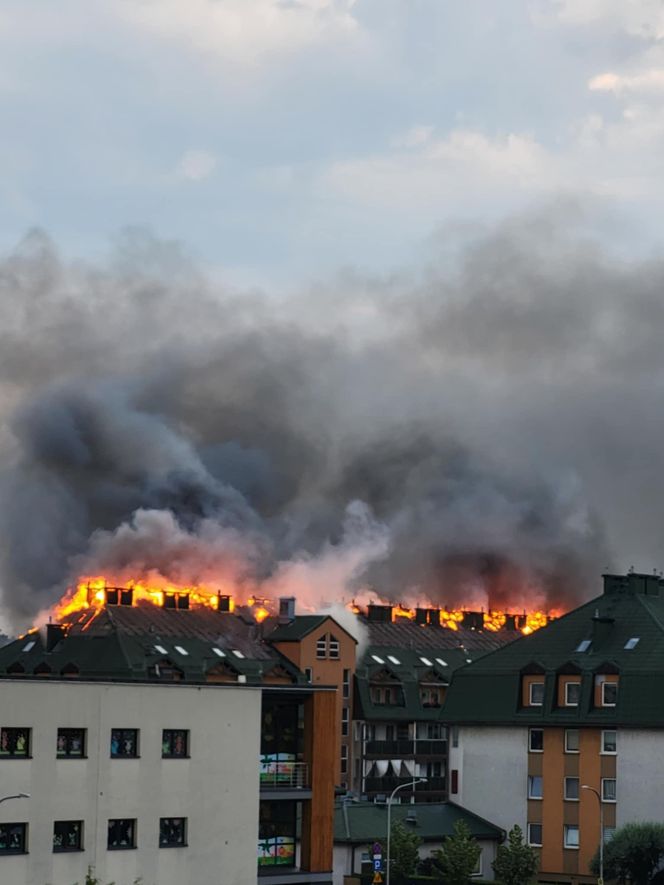 Pożar w Ząbkach (3.07.2025)