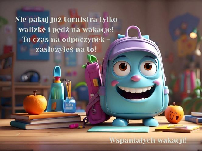 Grafiki i kartki na zakończenie roku szkolnego