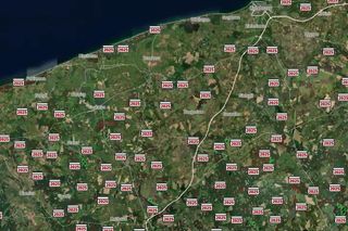 Mapa wycinki lasów 2025 - woj. zachodniopomorskie