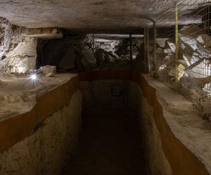 Podziemna trasa turystyczna. Krzemionki Opatowskie 