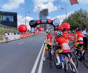 Tour de Pologne w Katowicach. Kolarze bawią się z kibicami