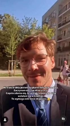 M jak miłość na planie. Marcin (Mikołaj Roznerski)