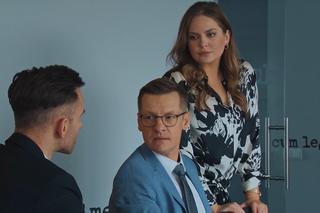 M jak miłość, odc. 1681: Piotrek (Marcin Mroczek), Kamil (Marcin Bosak), Anita (Melania Grzesiewicz)