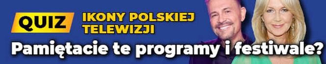 QUIZ. Ikony polskiej telewizji. Suzin, Torbicka, Ibisz i wielu innych. Pamiętacie te programy i festiwale?