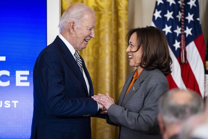 Kamala Harris z prezydentem Joe Bidenem