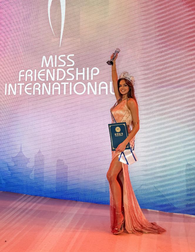 Polka podbiła Chiny! Ewa Bochenko z tytułem I Wicemiss Miss Friendship International 2025