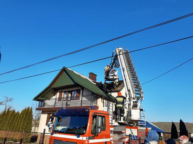 Pożar w Polanach. 