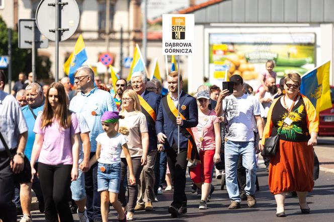 Chorzów. Pochód Ludzi Ognia w Świętego Floriana