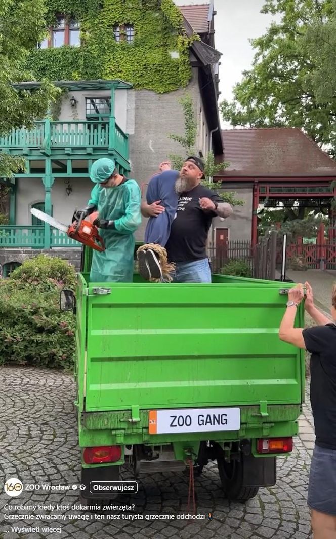 Gang z ZOO Wrocław podbija sieć! Takiego ostrzeżenia jeszcze nie widziałeś