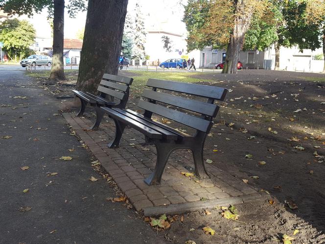 Zmienia się skwer na rogu Wałowej i Marcinkwoskiego w Lesznie. Będą nowe nasadzenia i budka meteo