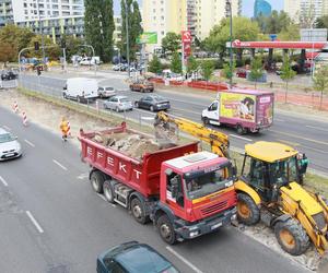 Ostrobramska do remontu. Ruszyła przebudowa skrzyżowania z ul. Poligonową