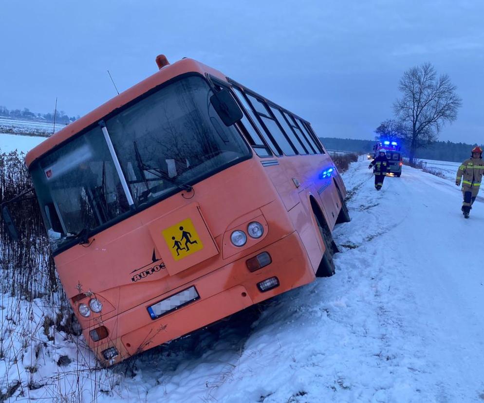 Autobus z dziećmi rozbił się w rowie. 13-latka trafiła do szpitala w Lubaczowie