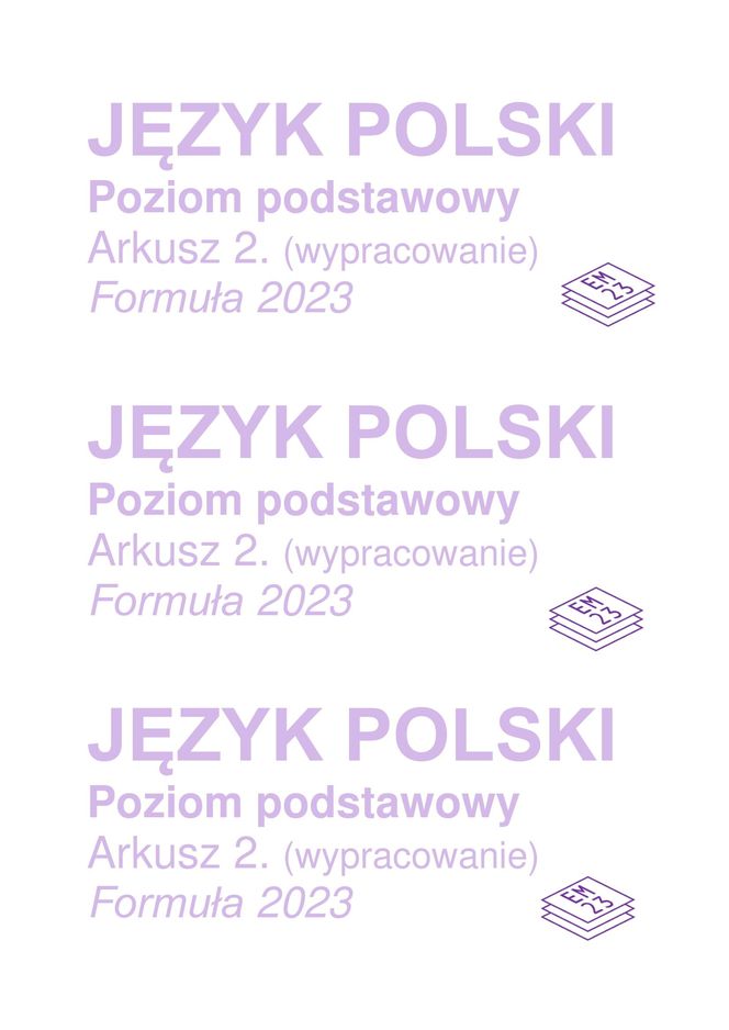 Matura 2025 - język polski