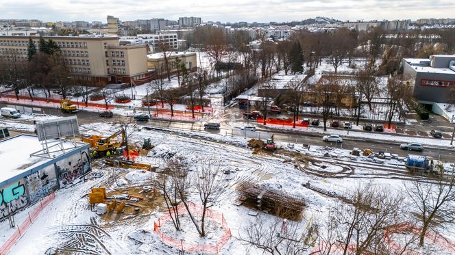 Budowa tramwaju do Dworca Zachodniego w styczniu 2025