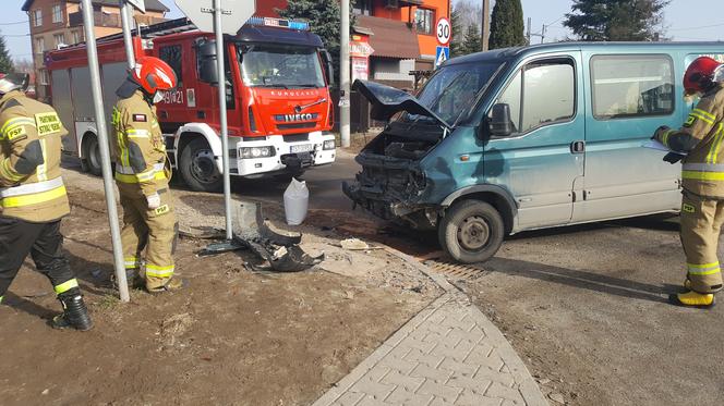 Wypadek na skrzyżowaniu Moniuszki, Nowowiejskiej i 6-go Września 