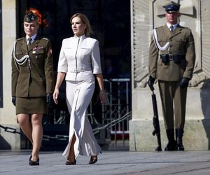 Marta Nawrocka. Obchody Święta Wojska Polskiego