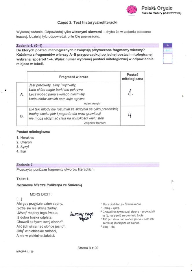 Matura 2025: polski 5.05.2025. ODPOWIEDZI z polskiego [Formuła 2023]