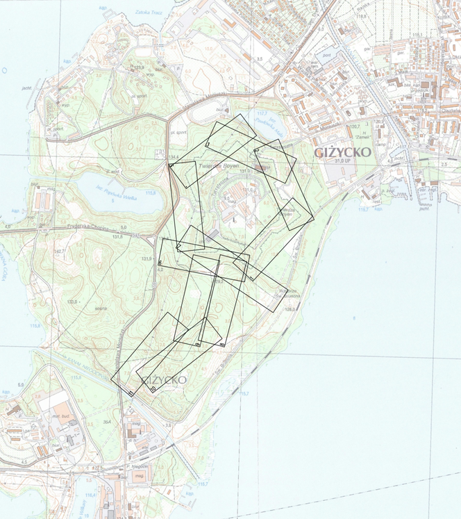 Mapa orientacyjna – budowa trasy rowerowej wokół Twierdzy Boyen