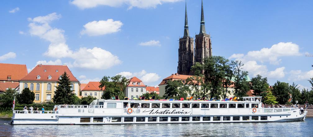 Wratislavia. Restauracja na statku w centrum Wrocławia