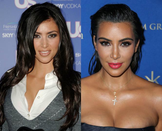 Kim Kardashian kiedyś i dziś