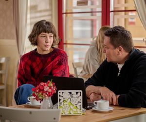 Na Wspólnej odc. 4040. Brygida (Maja Wolska), Michał (Robert Kudelski)