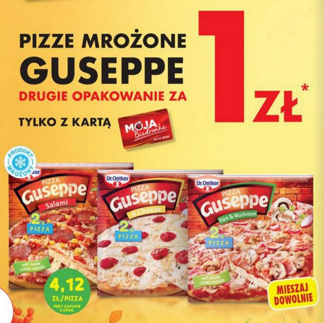 pizza Guseppe, druga za 1 zł