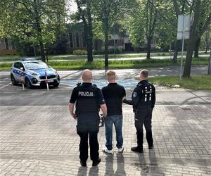 36-latek zaatakował przypadkowych klientów i interweniujących policjantów