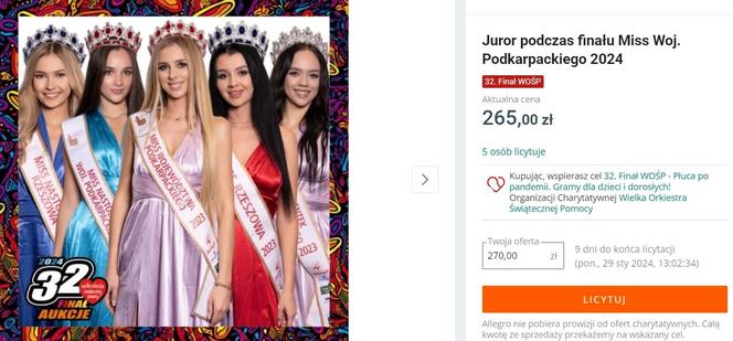 Najciekawsze licytacje 32. WOŚP na Podkarpaciu