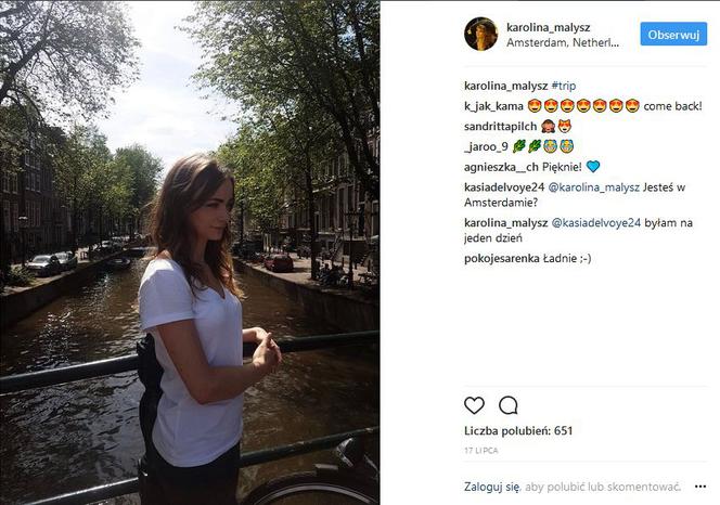 Karolina Małysz ma 19 lat