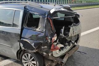 Sędziszów Małopolski. Kraksa na autostradzie A4