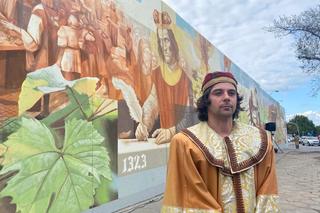 Nowy mural w Zielonej Górze. Za nami uroczyste odsłonięcie dzieła na ścianie Aresztu w Zielonej Górze 