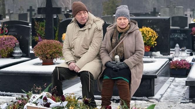 Barwy szczęścia, odc. 2630: Basia (Sławomira Łozińska), Chowański (Jacek Rozenek) 