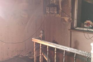 Pożar w Świętej Katarzynie. Spłonął dom strażaka