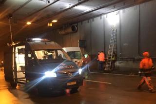 Straszny wypadek w Katowicach. Tunel zamknięty i zniszczony