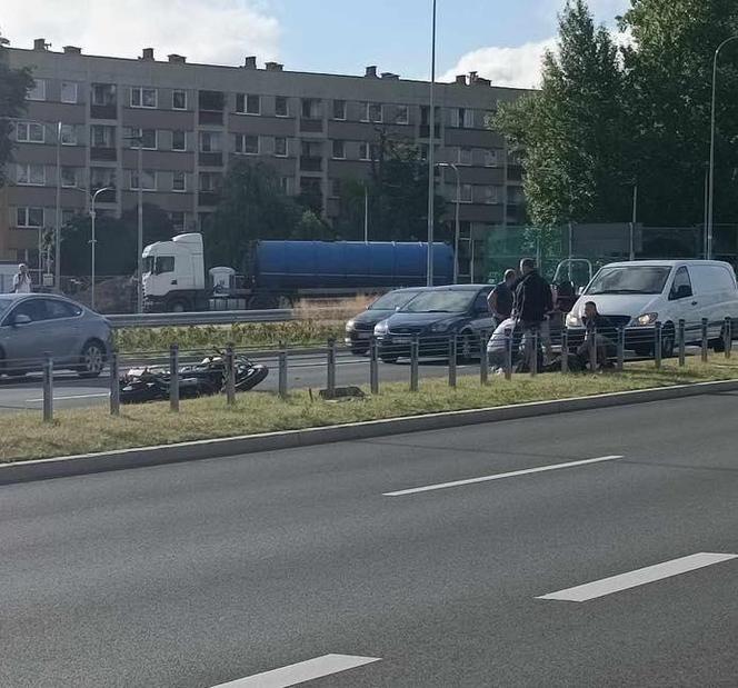 potrącenie motocyklisty Częstochowa