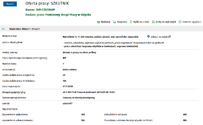 Praca w woj. warmińsko-mazurskim. Oferty z zarobkami powyżej 3 tys. złotych