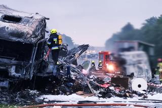 44-letni kierowca spłonął w kabinie ciężarówki